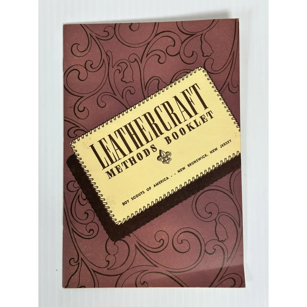 Vintage Whittling Is Easy 1945 & Leathercraft Methods 1940 Boy‎ Scouts Booklets